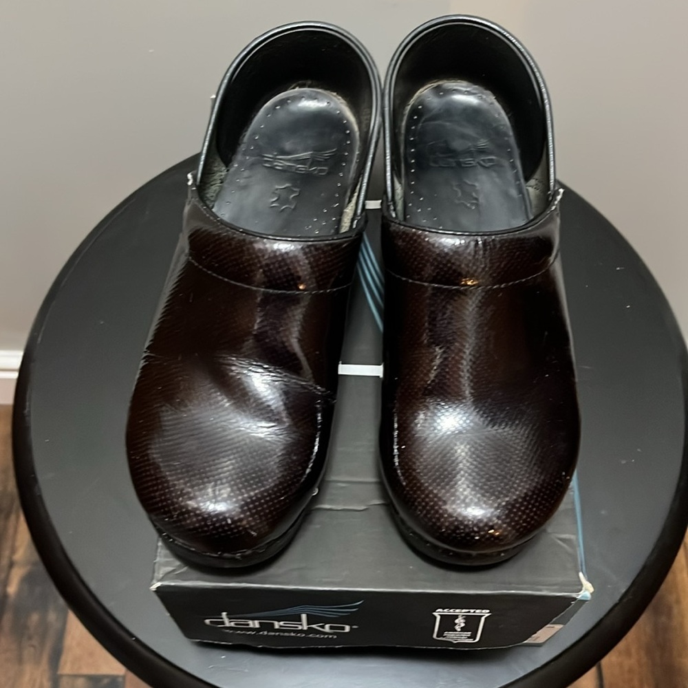 Dansko Professional Black Embossed Dot. Size 38. - image 2